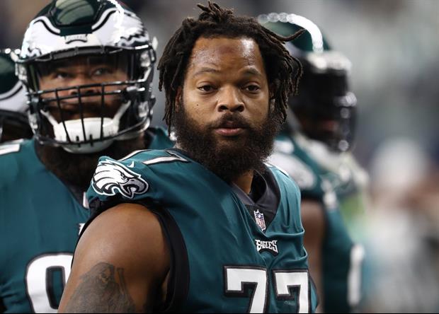 Check out Philadelphia Eagles' Michael Bennett confront a cameraman doing his job on the field after