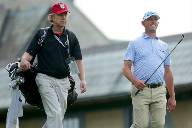 'Caddyshack' Star Michael O'Keefe Caddying For PGA Pro Rocking His Hat From The Movie