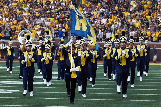 Drummer On Michigan's Marching Played The Drums Upside-Down, here's video...