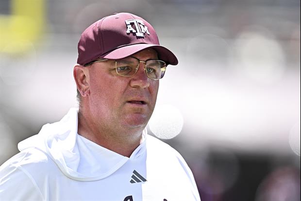 Texas A&M's Mike Elko Talks Sam Leavitt, Lane Kiffin Ahead Of LSU Showdown