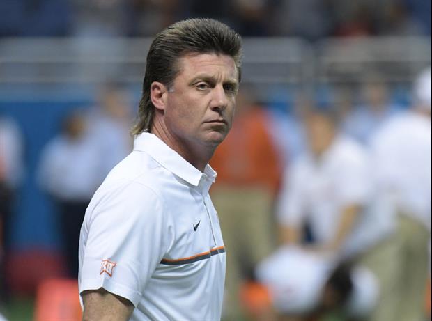 Oklahoma State Coach Mike Gundy Went All Rambo Hog-Hunting This Weekend