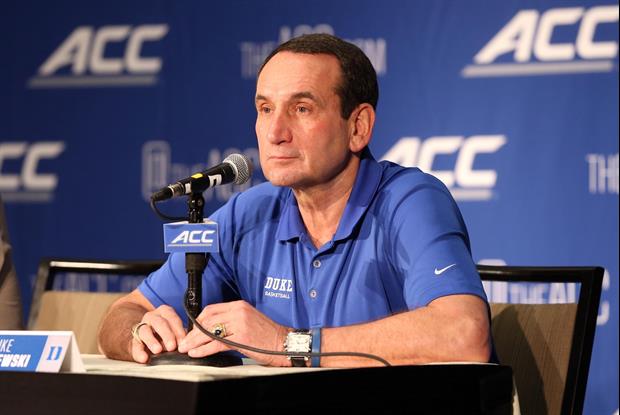 Mike Krzyzewski Is Getting Criticized For His Response To Duke Student Reporter’s Question