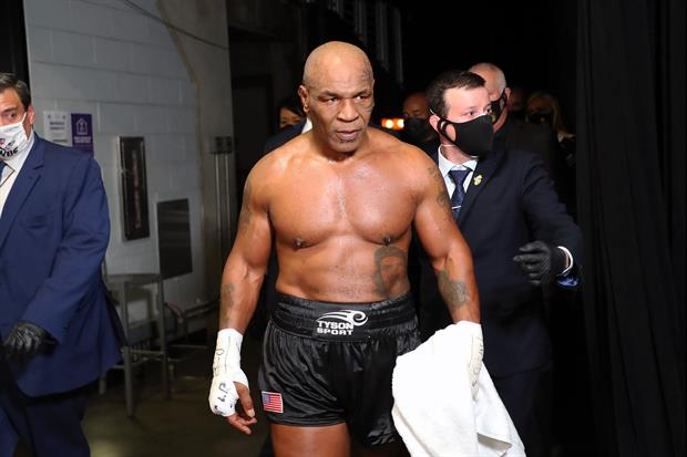 55-year-old boxing legend Mike Tyson has no fights on the horizon, but he's still training like he d