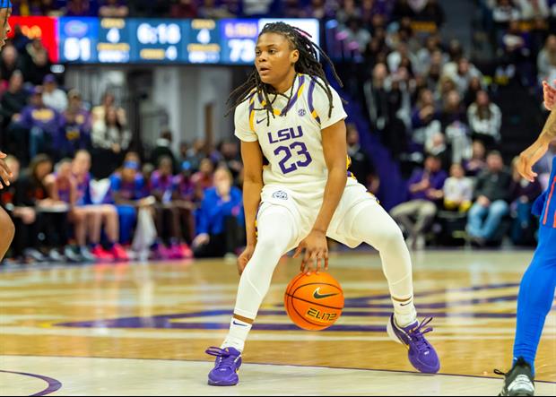Watch: LSU's Milaysia Fulwiley's Scores Backwards Over-The-Head Layup With Ease