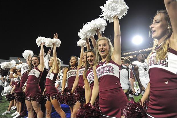 Arkansas Players Suspended For Flirting With Mississippi St. Cheerleaders During Warm Ups