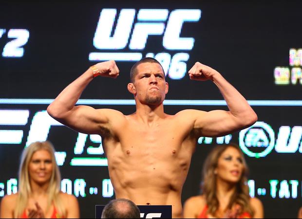 Nate Diaz Fake Punched A Fan In The Crowd Causing Him To Spill His Beer Everywhere