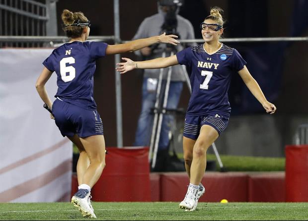 Watch Navy Women's Lacrosse Sing Toby Keith's 'Courtesy Of The Red, White, And Blue'