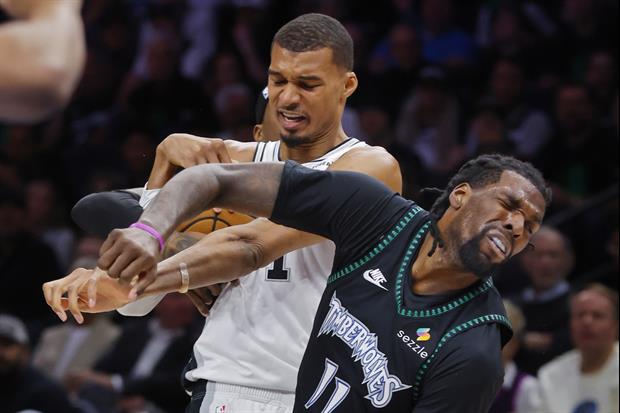 Naz Reid Had A Great Postgame Quote After Being Elbowed By Victor Wembanyama