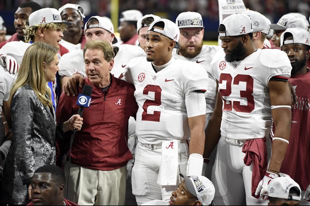 Nick Saban Gets Emotional After Alabama's Comeback Win Over Georgia