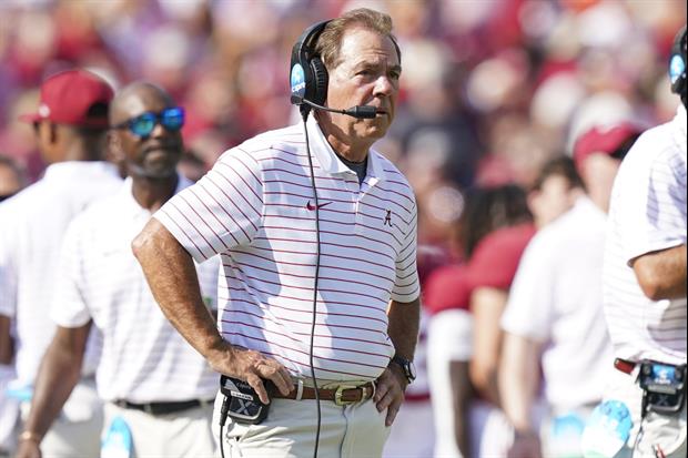 Believe it or not, Alabama head coach Nick Saban says he has a hard time watching non-Crimson Tide f