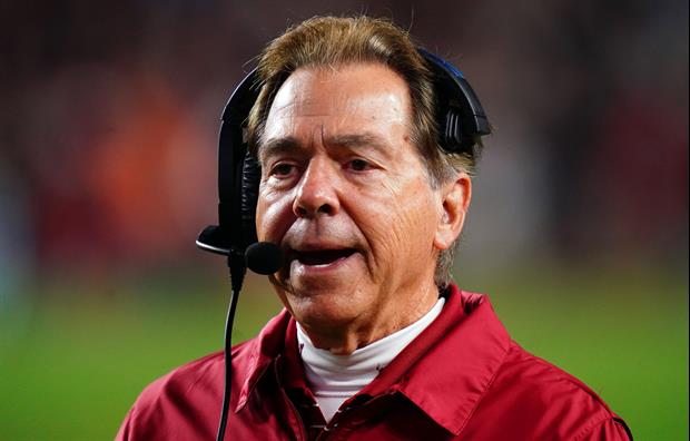 Apparently, Alabama head coach Nick Saban's cell phone number following the College...