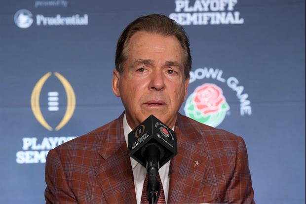 Nick Saban Takes His First Picture Ever On His iPhone