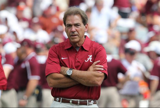 Nick Saban Has An Abundance Of Reading Glasses On His Desk