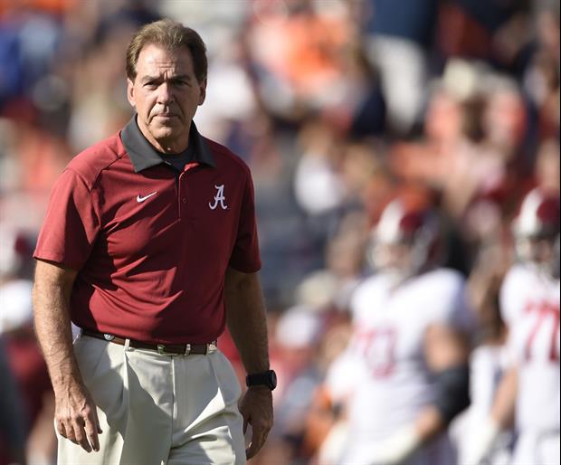 This 3-Second GIF Of Nick Saban Doing A Donut In A Little Kid's Car Is Gold