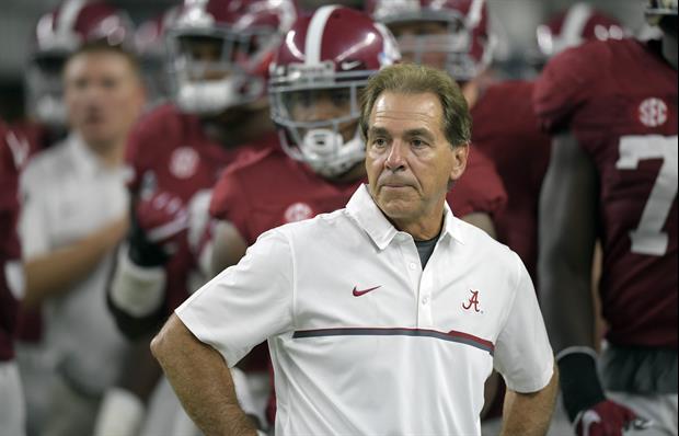 The first round of the NFL Draft is tonight. So in honor of that, here's an impressive Nick Saban NF