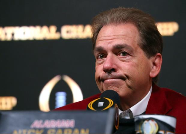 While talking to reporters on Wednesday, Alabama head coach Nick Saban's rant included him revealing