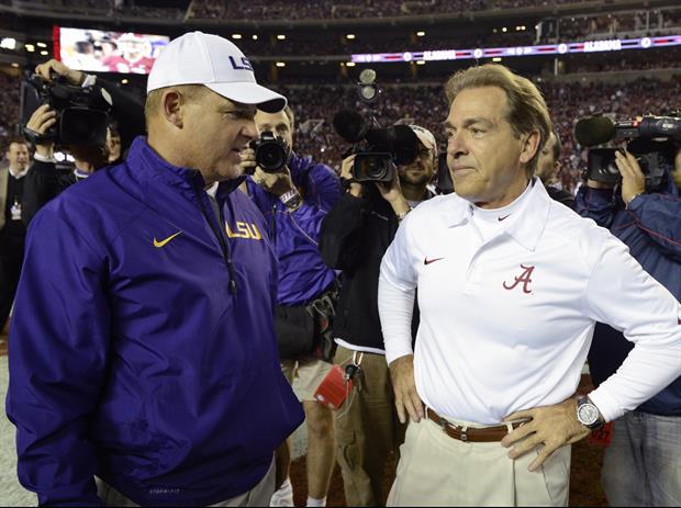 Les Miles talked about the upcoming Alabama game on Monday.