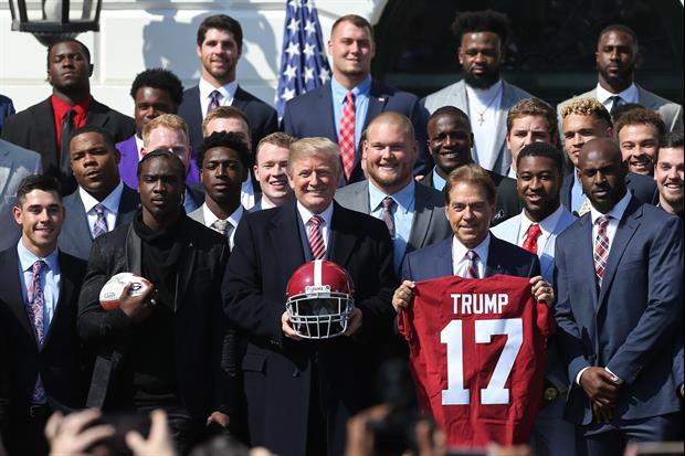 This Is Who Nick Saban Says He Calls From Inside The White House, he called recruits...