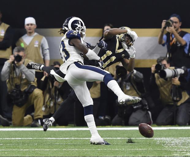 Rams CB Nickell Robey-Coleman Fined For Helmet-To-Helmet On WR Tommylee Lewis