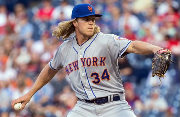 Noah Syndergaard's Pitch Left Imprint Of Necklace On Mets Catcher's Chest