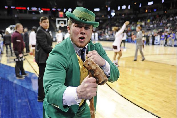 It's Hard Watching Your Team Get Blown Out By Alabama In A Full Leprechaun Costume