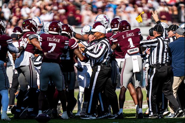 Ole Miss, Mississippi State Benches Clear During Egg Bowl Brawl