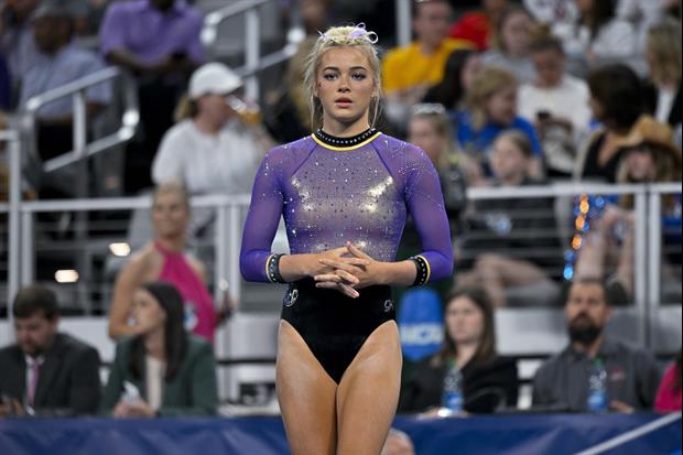 Watch: Olivia Dunne Receives The First Annual Coaches Award From LSU Gymnastics