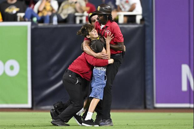 Watch Padres Security Guard Delivered Monstrous Hit On Kid Who Ran On Field