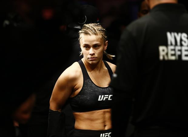 Paige VanZant Gets Knocked Down In Boxing Match