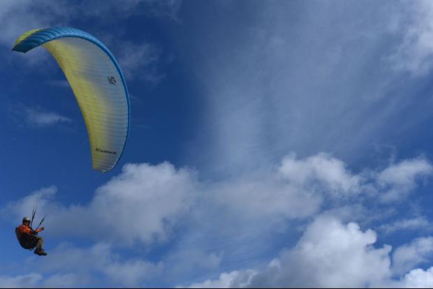 Paraglider Strikes Power Line, Crashes Into River in Wild Video