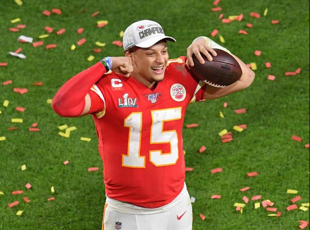 Watch Chiefs QB Patrick Mahomes’ Reaction To Receiving First Super Bowl Ring