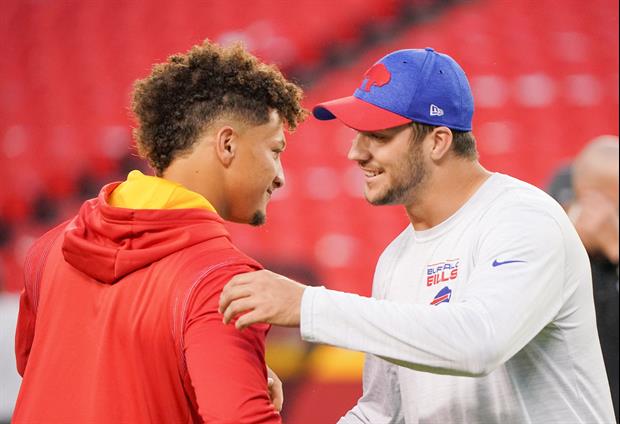 Watch Patrick Mahomes Find Josh Allen Immediately After Throwing Game-Winning TD