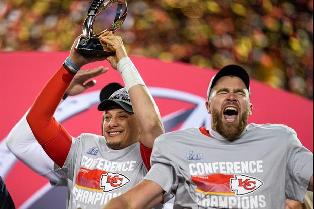 Patrick Mahomes and Travis Kelce Show Off Their New Super Bowl Rings