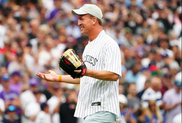 Peyton Manning's First Pitch At MLB All-Star Game Was Not Great