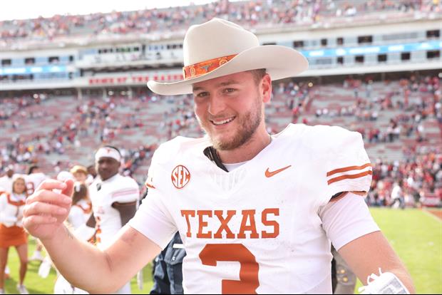 Ewers' Two Touchdowns, Texas' Defense Lead No. 3 Longhorns Past Arkansas 20-10