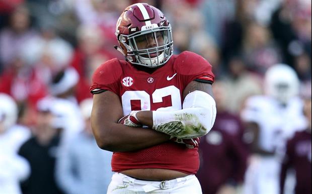 Alabama Star DT Quinnen Williams Starts To Rip Into Oklahoma QB Kyler Murray And Stops Himself