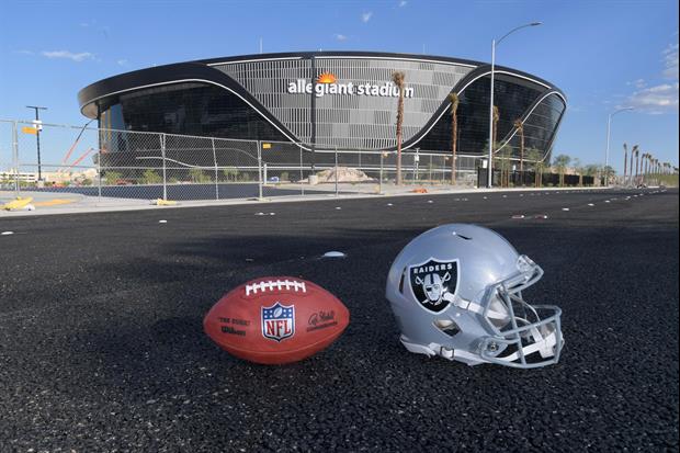 Watch Raiders Players' Jaws Drop Entering Allegiant Stadium For The First Time