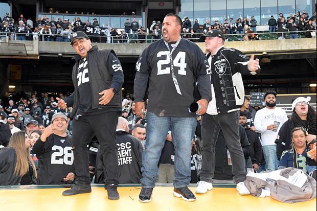 Raiders Fans Refused to Leave, Clashed With Security After Team's Final Game in Oakland
