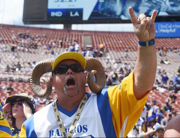 No One Really Showed Up For The Rams Home Opener Vs. Colts, here are pics...