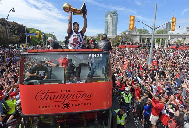 Gunshots were fired at the Toronto Raptors victory parade on Monday. Now video has surfaced of cops