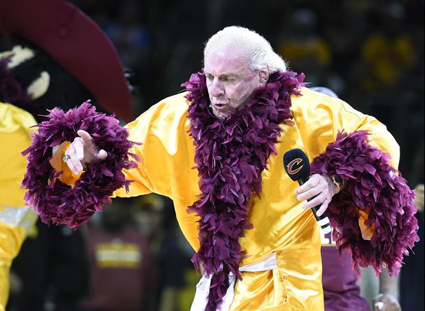 Wrestling Legend Ric Flair Brought To Tears When Surpised By Star-Studded
