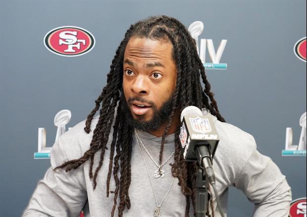 Scary Video Richard Sherman Trying To Break Down His Father-In-Law’s Door
