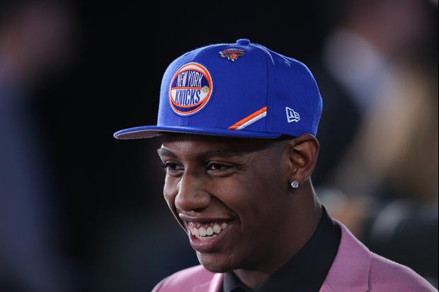 RJ Barrett's Reaction Walking Into MSG As A Knick For The 1st Time Is Awesome