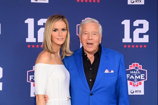 Patriots Owner Robert Kraft and Wife Turned Heads At Tom Brady Hall of Fame Ceremony