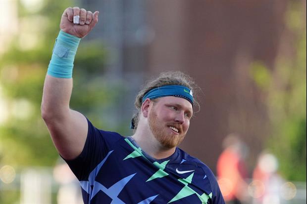American Shot Putter Destroys World Record At U.S. Olympic Trials