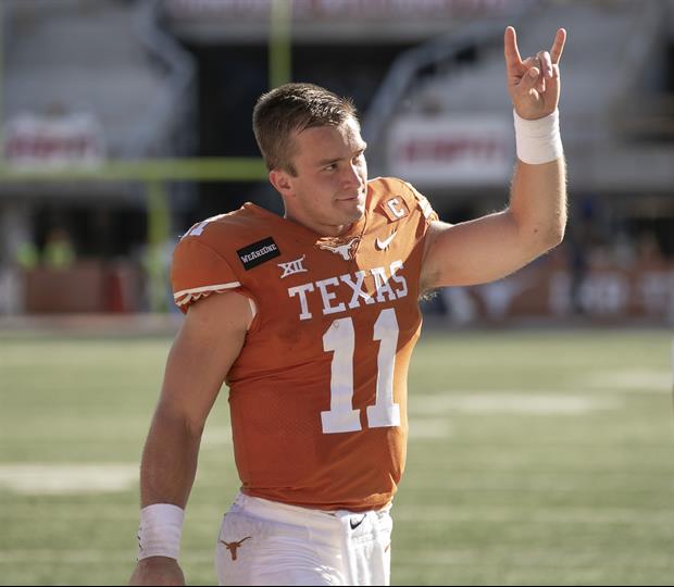 Did This Ref Touch Texas QB Sam Ehlinger's Butt Way Too Many Times?