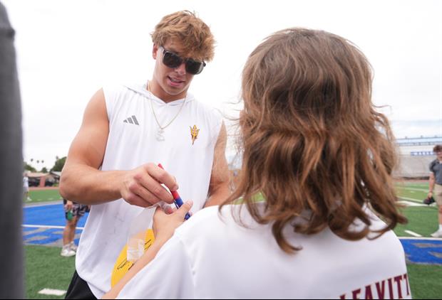 Photo: Sam Leavitt Is Giving Off Joe Burrow Vibes On Vacation With Whit Weeks