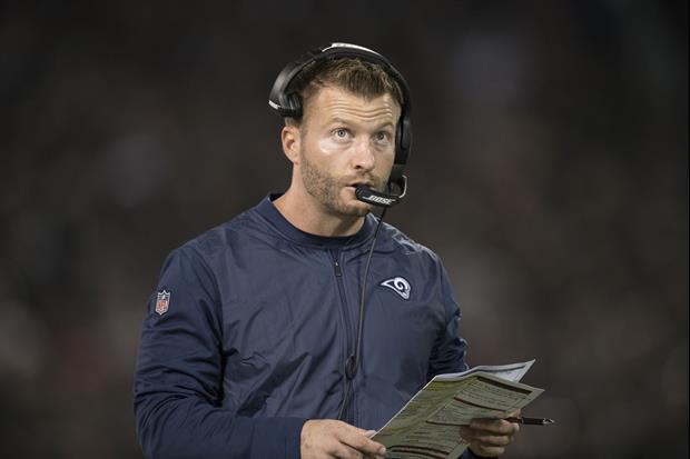 Los Angeles Rams head coach Sean McVay has one heck of a brain on him. The dude can remember every p