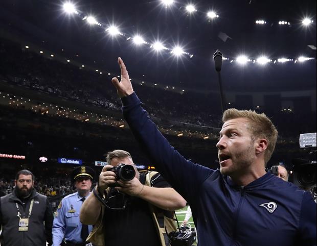 Saints Fans Are Not Going Like Rams Coach Sean McVay's Comment About The Refs