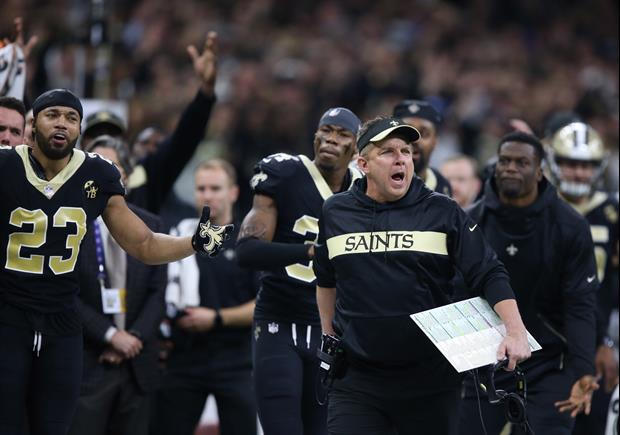 New Orleans head coach Sean Payton says the NFL called him and said they blew two calls...